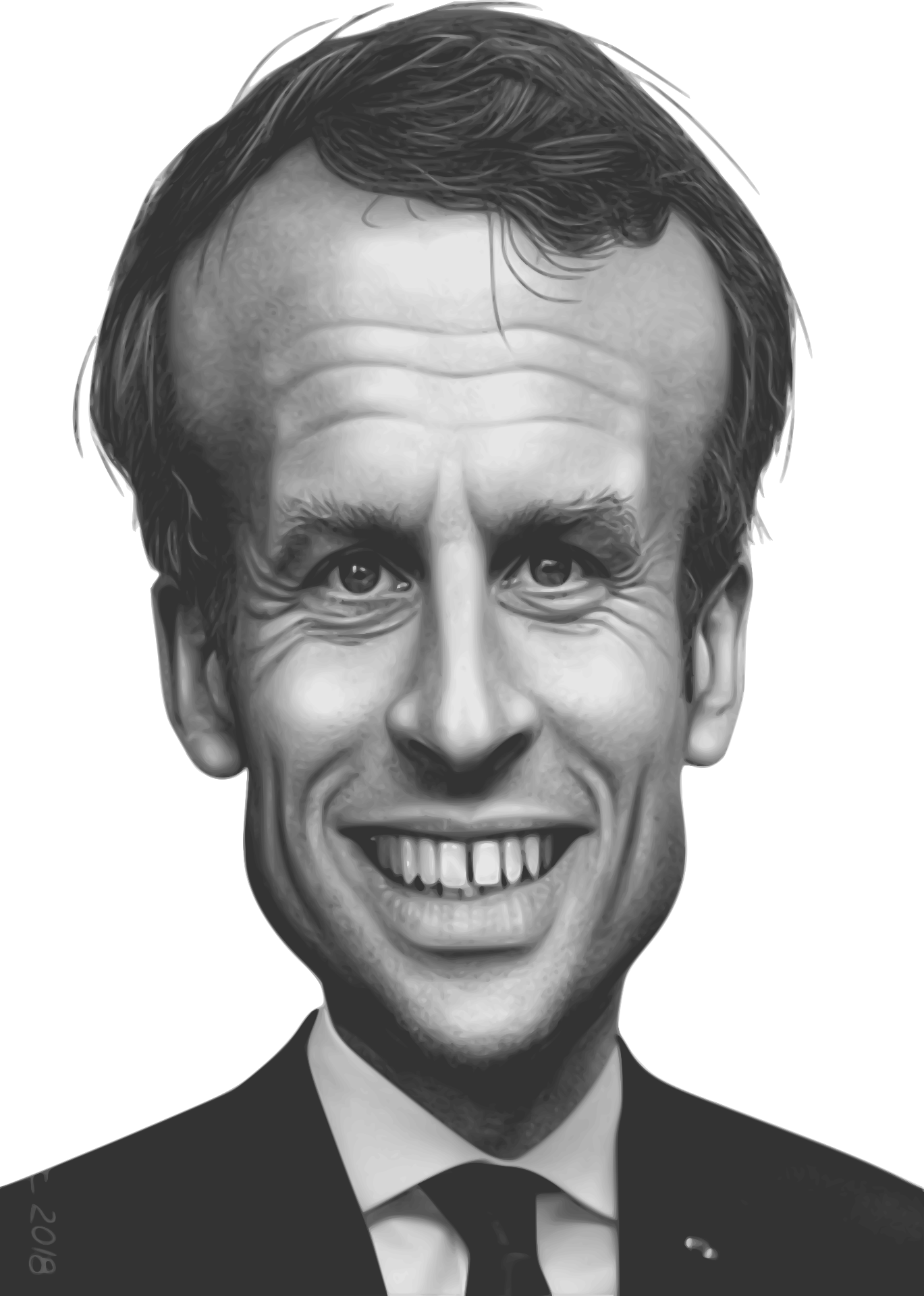 Emmanuel Macron premier président réélu à la présidence de la République Française
