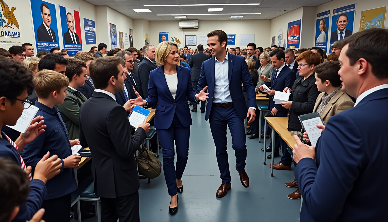 découvrez les résultats d'un sondage révélant que marine le pen et jordan bardella dominent le premier tour de la présidentielle 2027, tout en faisant face à des défis importants pour le second tour. analyse des cotes et des perspectives politiques.