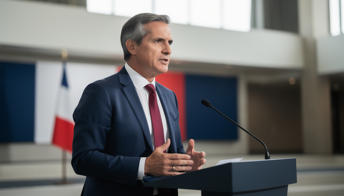 xavier bertrand annonce officiellement sa candidature à l'élection présidentielle de 2027, marquant le début de sa campagne pour diriger la france.