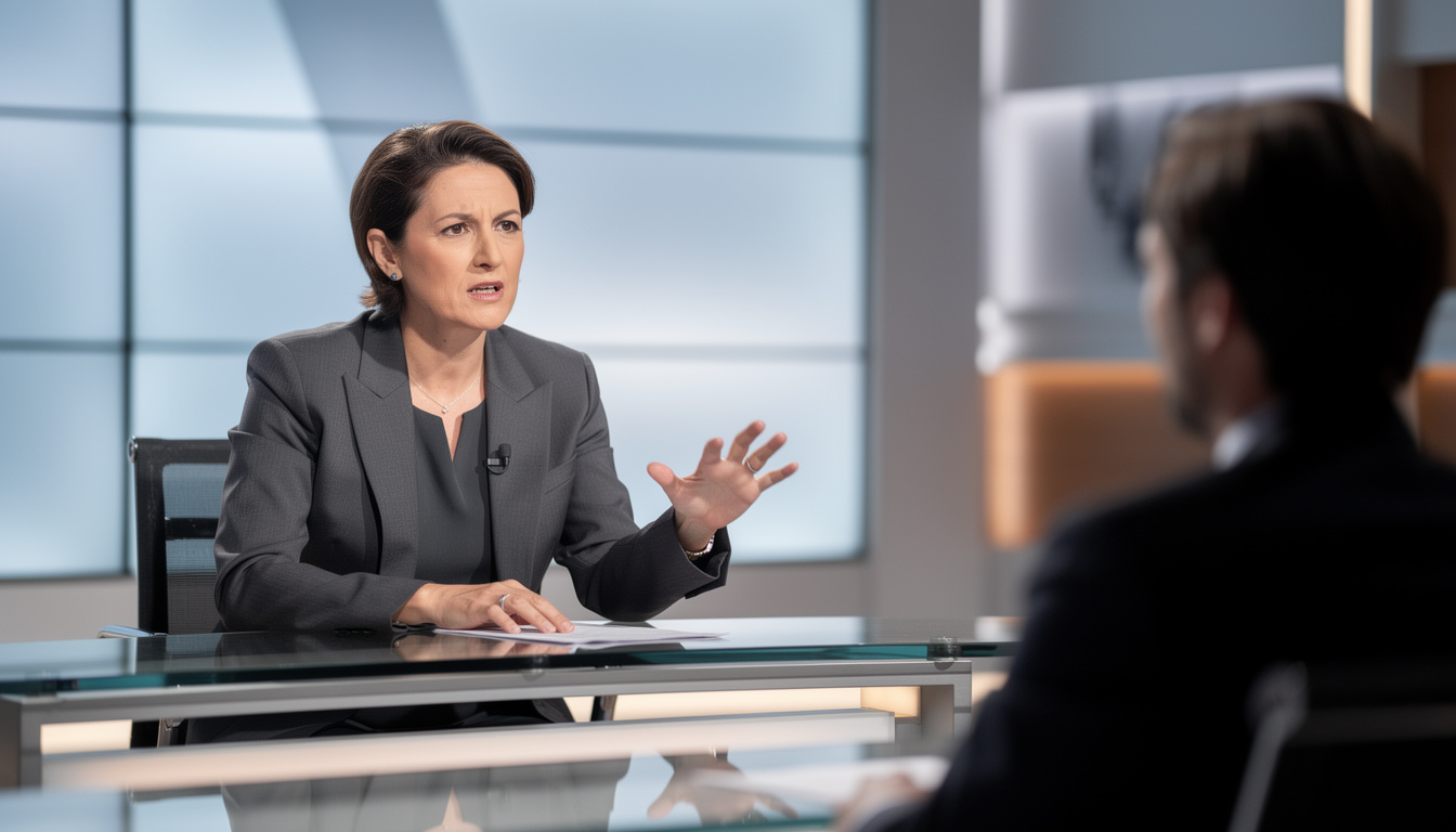 apolline de malherbe hausse le ton face à son interlocuteur et le sermonne : « c’est la deuxième fois que vous me faites le coup ! »