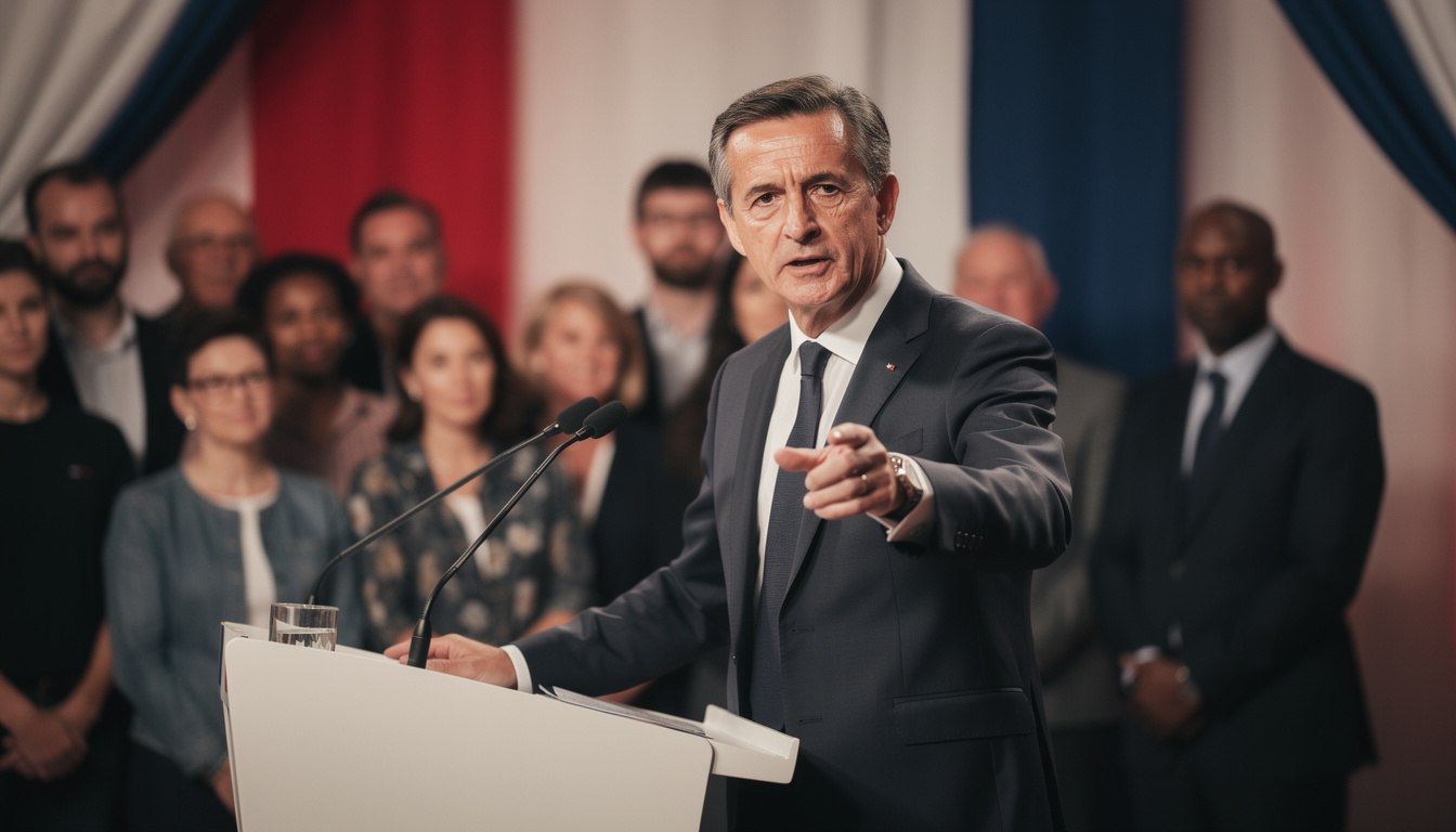à l’approche de la présidentielle, fabien roussel fixe le cap de la gauche et affiche son objectif : gagner le second tour.